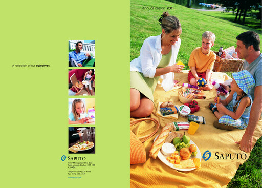 Thumbnail Saputo Annual Report 2001