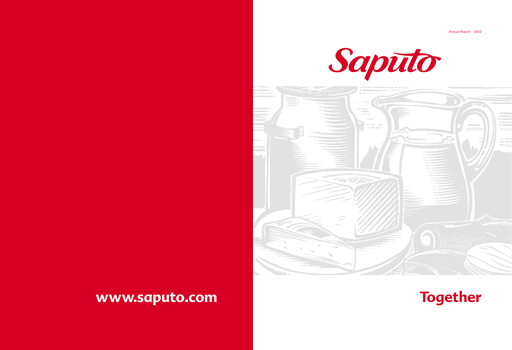 Thumbnail Saputo Annual Report 2002