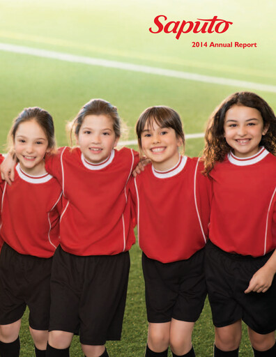 Thumbnail Saputo Annual Report 2014