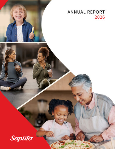 Thumbnail Saputo Annual Report 2026