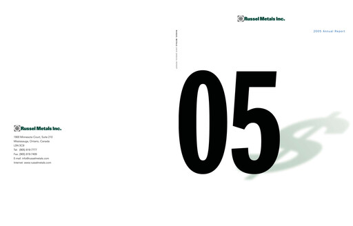 Thumbnail Russel Metals
 Annual Report 2005