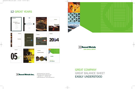 Thumbnail Russel Metals
 Annual Report 2008