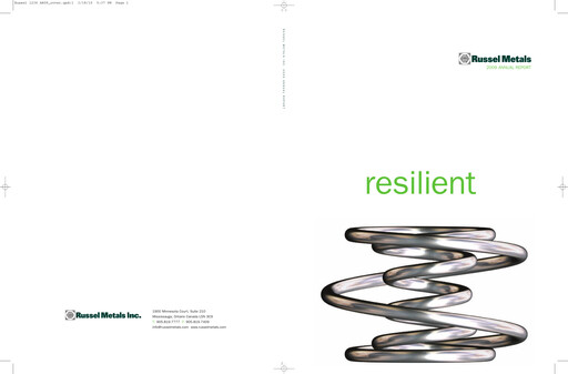 Thumbnail Russel Metals
 Annual Report 2009