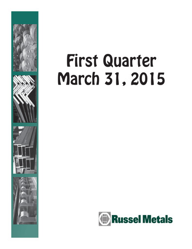 Miniature Russel Metals
 Rapport trimestriel 2015-q1
