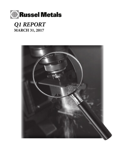 Miniature Russel Metals
 Rapport trimestriel 2017-q1