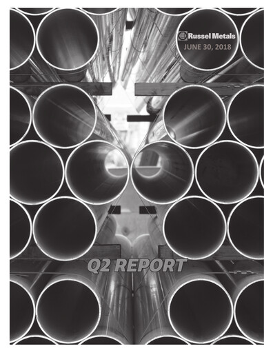 Miniature Russel Metals
 Rapport trimestriel 2018-q2