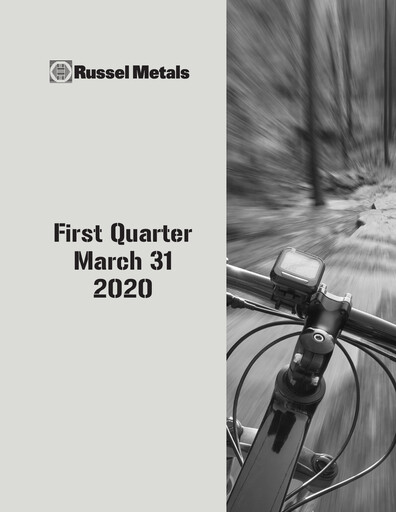 Miniature Russel Metals
 Rapport trimestriel 2020-q1