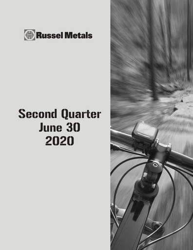 Miniature Russel Metals
 Rapport trimestriel 2020-q2