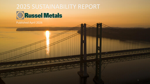Thumbnail Russel Metals
 Sustainability Report 2025