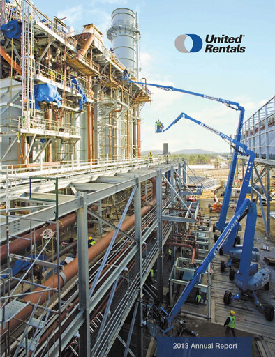 Thumbnail United Rentals
 Annual Report 2013