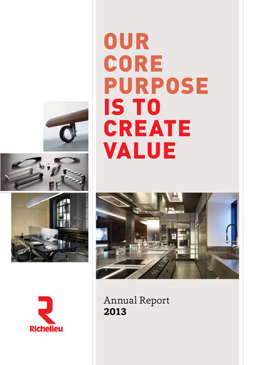 Thumbnail Richelieu Hardware Annual Report 2013