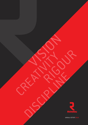 Thumbnail Richelieu Hardware Annual Report 2015