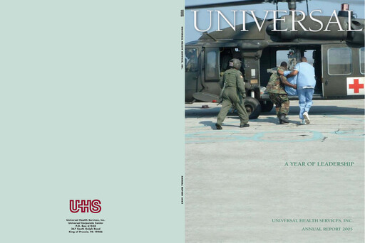 Thumbnail Universal Health Services
 Annual Report 2005