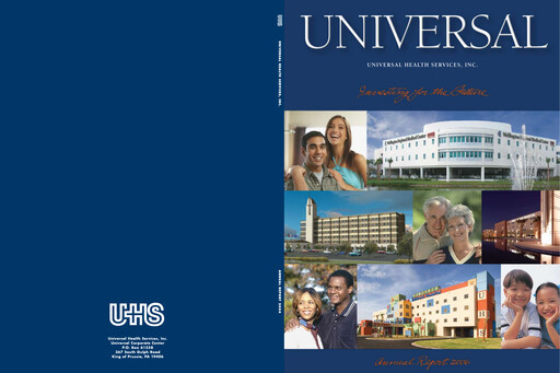 Thumbnail Universal Health Services
 Annual Report 2006