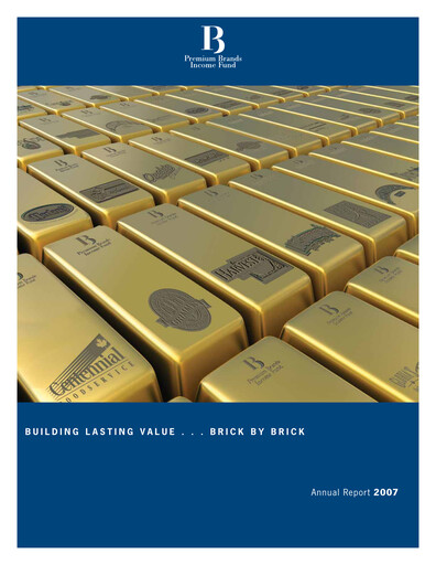 Miniature Premium Brands Rapport annuel 2007
