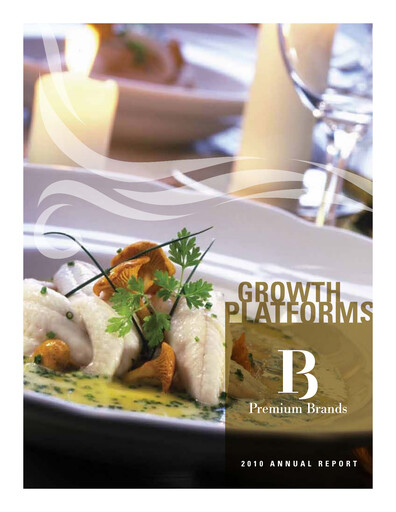 Miniature Premium Brands Rapport annuel 2010