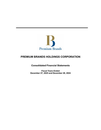 Thumbnail Premium Brands Financial Statement 2025