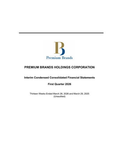 Thumbnail Premium Brands Quarterly Report 2026-q1