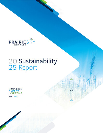 Vorschaubild PrairieSky Royalty
 Nachhaltigkeitsbericht 2025
