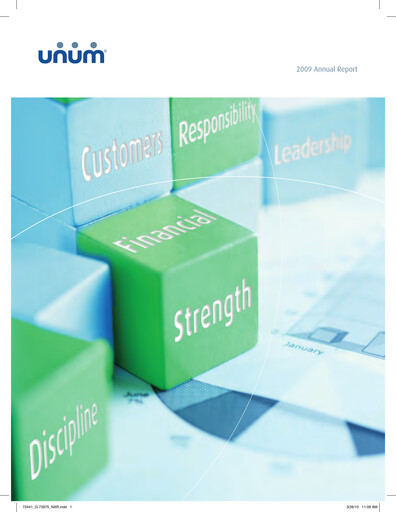 Thumbnail Unum Annual Report 2009