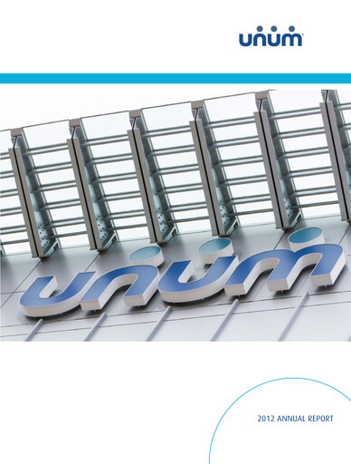 Thumbnail Unum Annual Report 2012