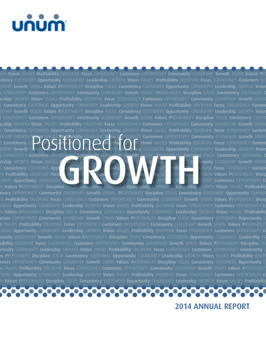 Thumbnail Unum Annual Report 2014