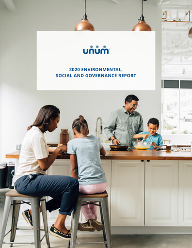 Thumbnail Unum ESG Report 2020