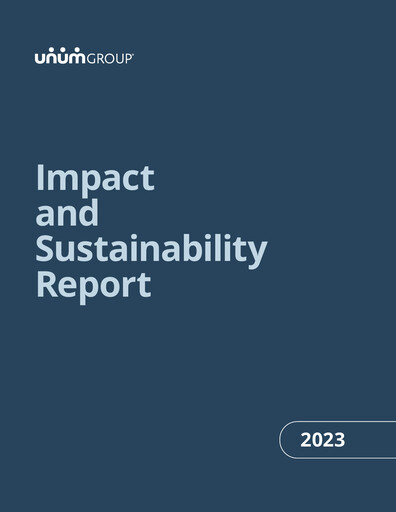 Thumbnail Unum Sustainability Report 2023