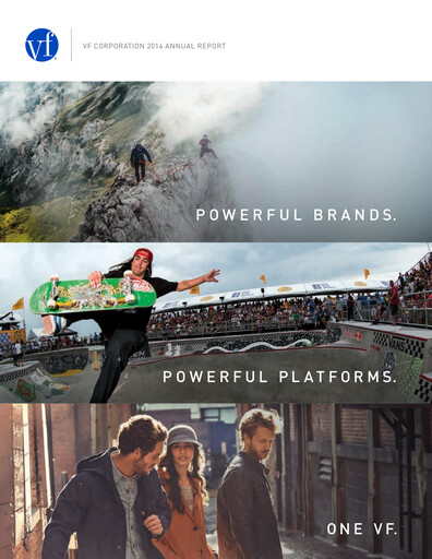 Thumbnail VF Corporation Annual Report 2014