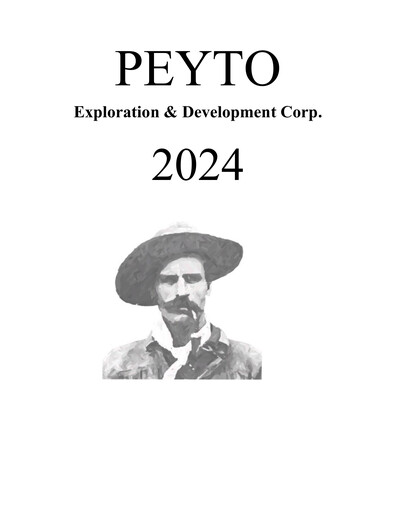 Miniature Peyto Exploration & Development Rapport annuel 2024