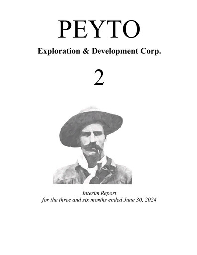 Thumbnail Peyto Exploration & Development Quarterly Report 2024-q2