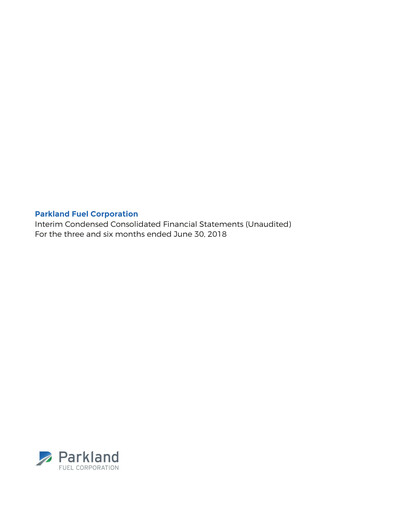 Thumbnail Parkland Corp Quarterly Report 2018-q2