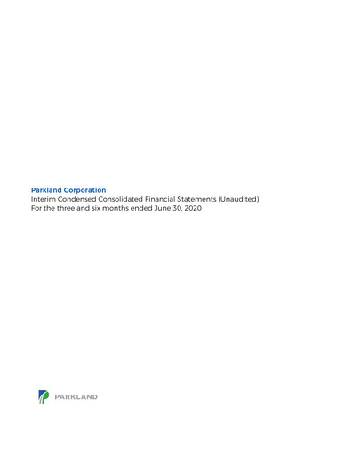 Thumbnail Parkland Corp Quarterly Report 2020-q2