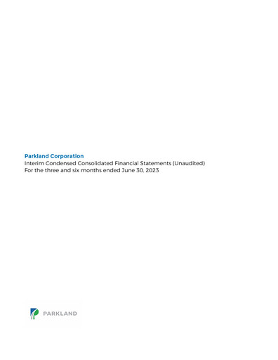 Thumbnail Parkland Corp Quarterly Report 2023-q2