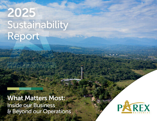 Miniature Parex Resources Rapport de durabilité 2025