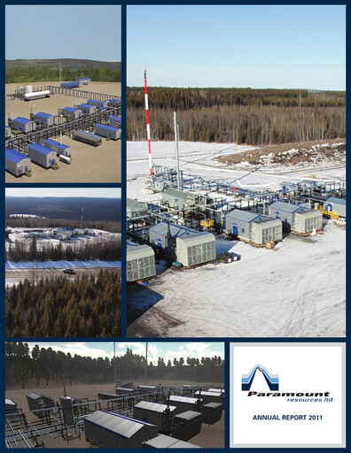 Thumbnail Paramount Resources Annual Report 2011