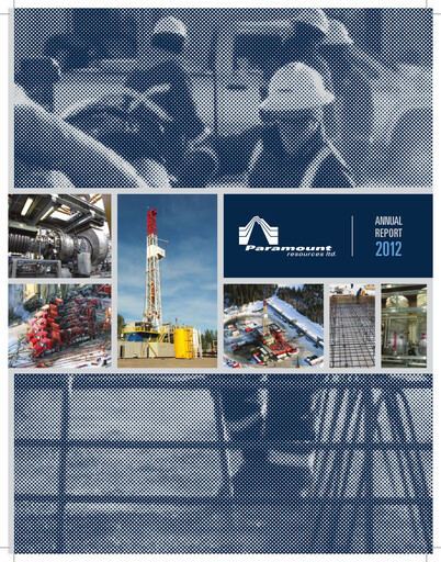 Thumbnail Paramount Resources Annual Report 2012