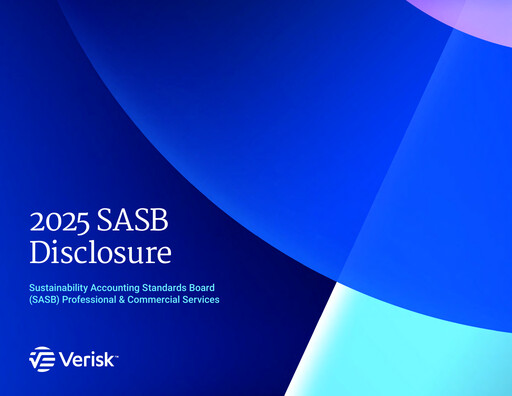 Thumbnail Verisk Analytics ESG Report 2025