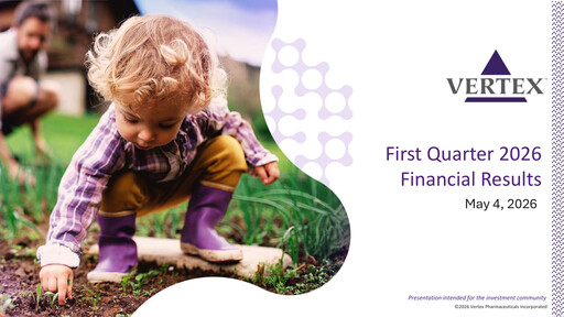 Miniature Vertex Pharmaceuticals Rapport trimestriel 2026-q1