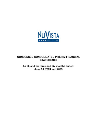 Thumbnail NuVista Energy Quarterly Report 2024-q2