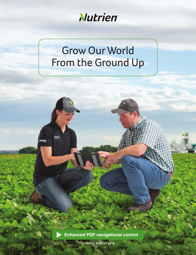 Thumbnail Nutrien Annual Report 2018