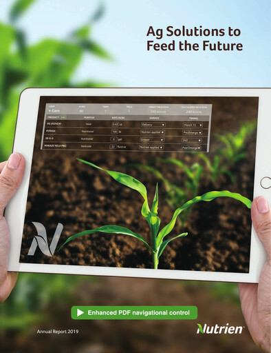 Thumbnail Nutrien Annual Report 2019
