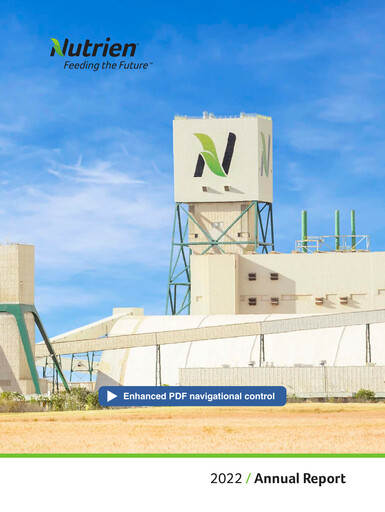 Thumbnail Nutrien Annual Report 2022
