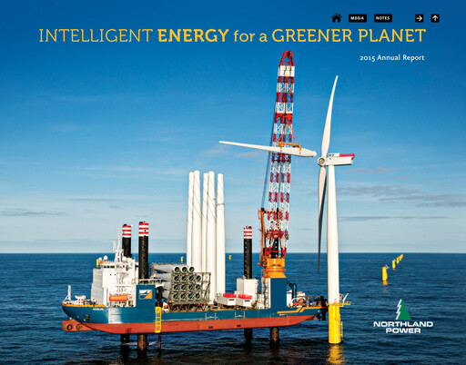 Thumbnail Northland Power
 Annual Report 2015