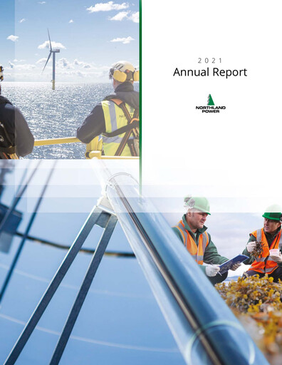 Thumbnail Northland Power
 Annual Report 2021