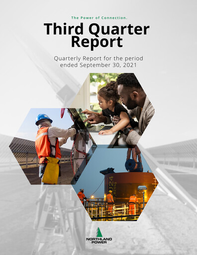 Thumbnail Northland Power
 Quarterly Report 2021-q3