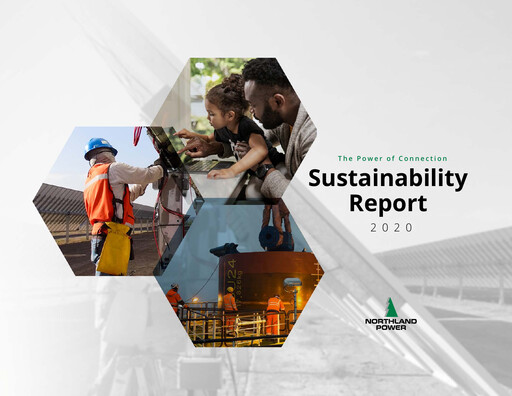 Thumbnail Northland Power
 Sustainability Report 2020