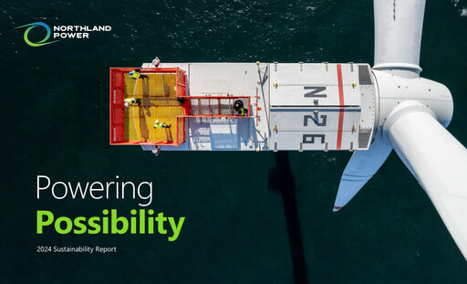Thumbnail Northland Power
 Sustainability Report 2024
