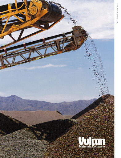 Thumbnail Vulcan Materials Annual Report 2018