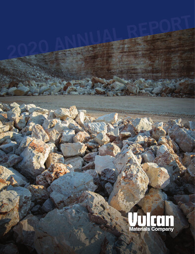 Thumbnail Vulcan Materials Annual Report 2020